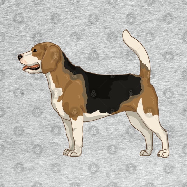 Beagle dog by The Christmas Lady